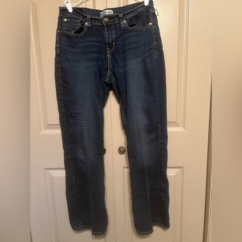 Signature by Levi Strauss Blue Straight Leg Jeans
